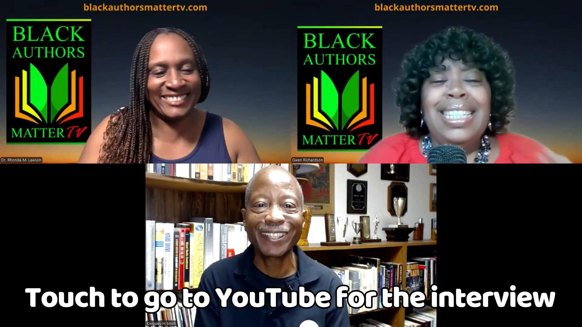 Kingsley interviewed by Black Authors TV